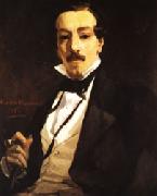 Pierre Puvis de Chavannes Thommas - Alfred Jones, Member of Stockbrokerage House oil painting reproduction